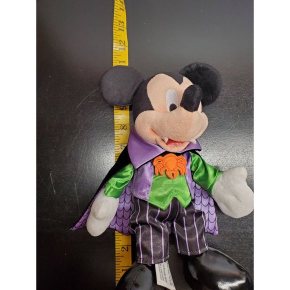 11 Inch Disney Parks Vampire Mickey Mouse Plush - Picture 2 of 9